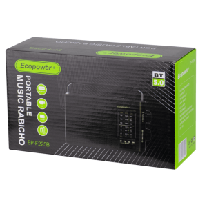 RADIO ECOPOWER AM FM SW USB BLUETOOTH