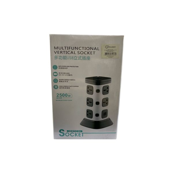 TORRE DE ENCHUFES VERTICAL CON PUERTOS USB - Imagen 3