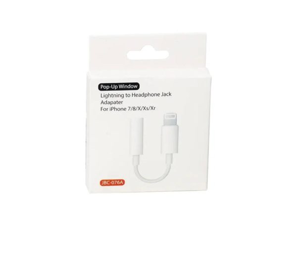 ADAPTADOR LIGHTNING A JACK 3.5MM