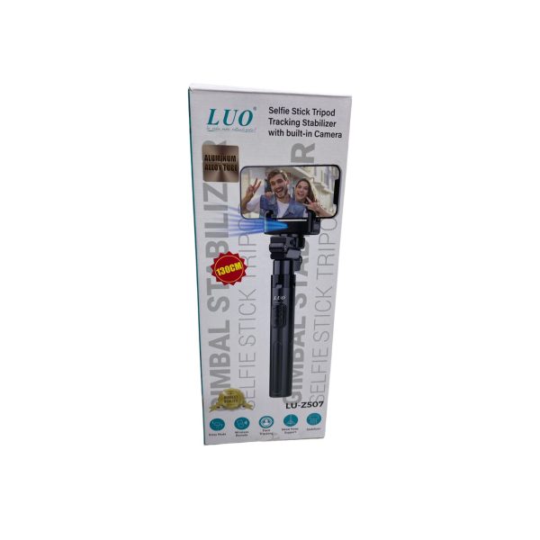 TRIPODE ESTABILIZADOR SEGUIMIENTO INTELIGENTE CONTROL BLUETOOTH 1.30 M LUO - Imagen 2