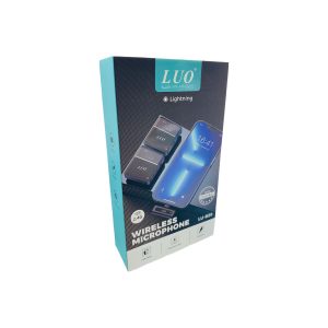 MICROFONOS SOLAPEROS INALAMBRICOS LIGHTNING LUO