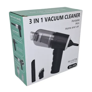 ASPIRADORA PORTATIL RECARGABLE USB 3 EN 1