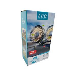 VENTILADOR PORTATIL DOBLE USB LUO
