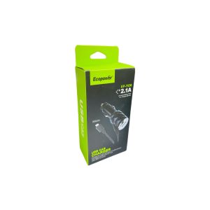 CARGADOR MICRO USB PARA VEHICULOS ECOPOWER