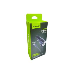 CARGADOR TIPO C PARA VEHICULOS ECOPOWER